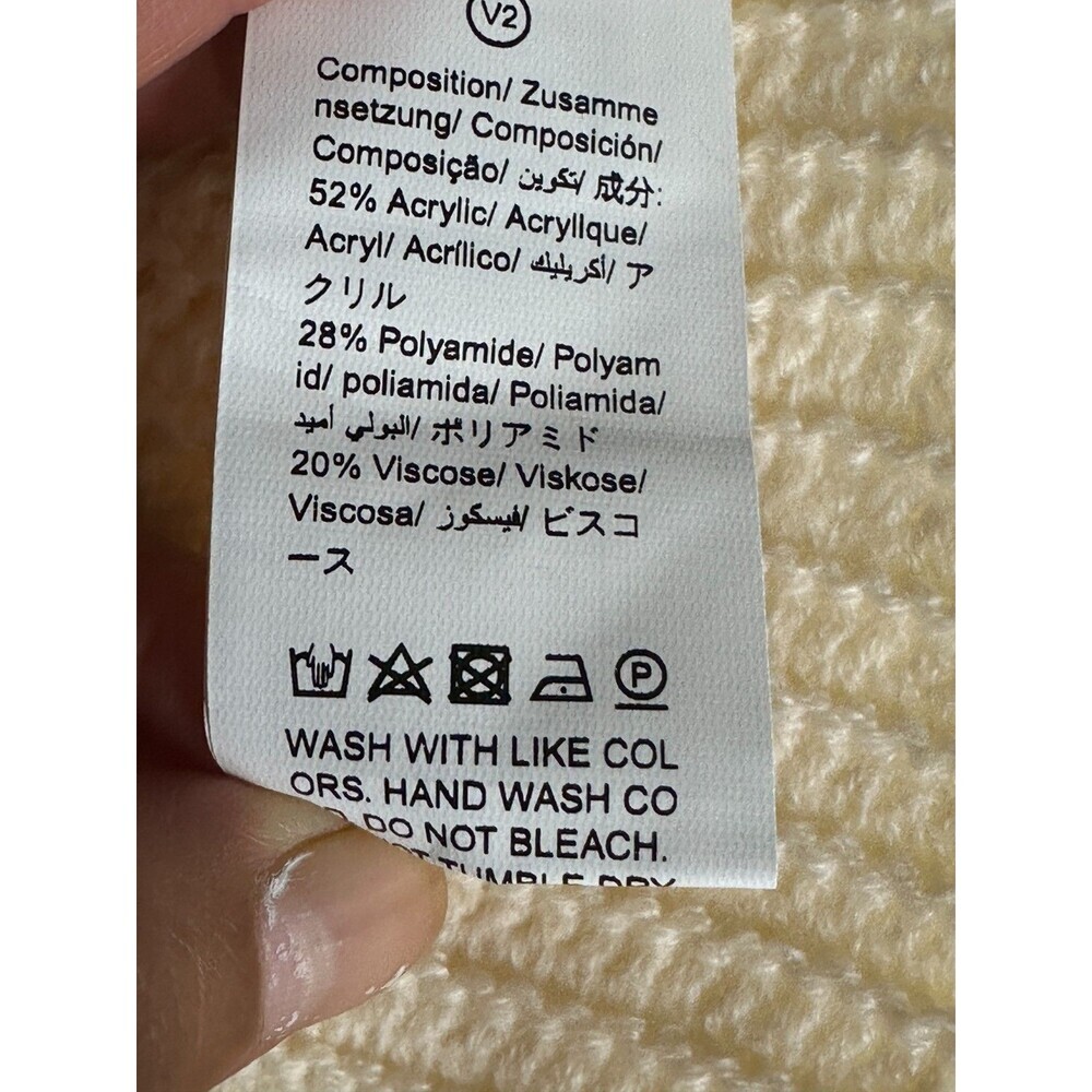 SHEIN Striped Knit Crop Top Size S Blue Brown Colorblock Tie Back Y2K Sweater - Picture 9 of 9